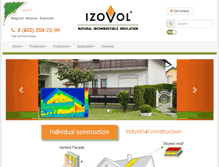 Tablet Screenshot of eng.izovol.ru